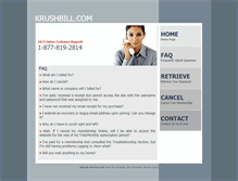 Tablet Screenshot of krushbill.com